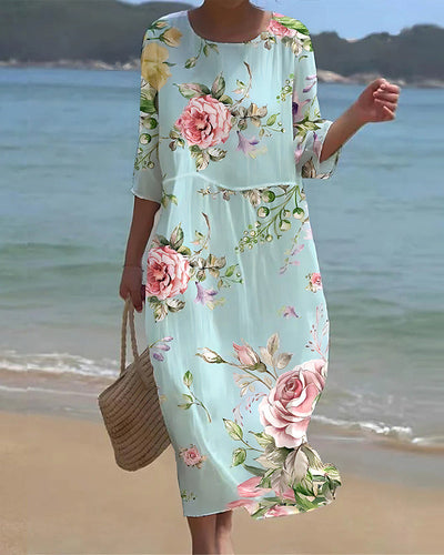 Clara | Elegant Floral Dress