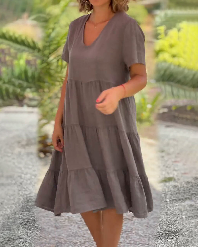 Virella | Cotton and linen dress