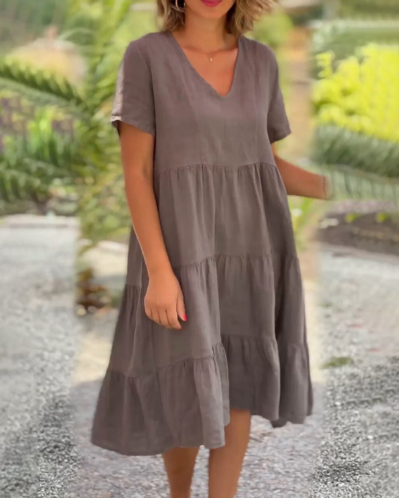 Virella | Cotton and linen dress