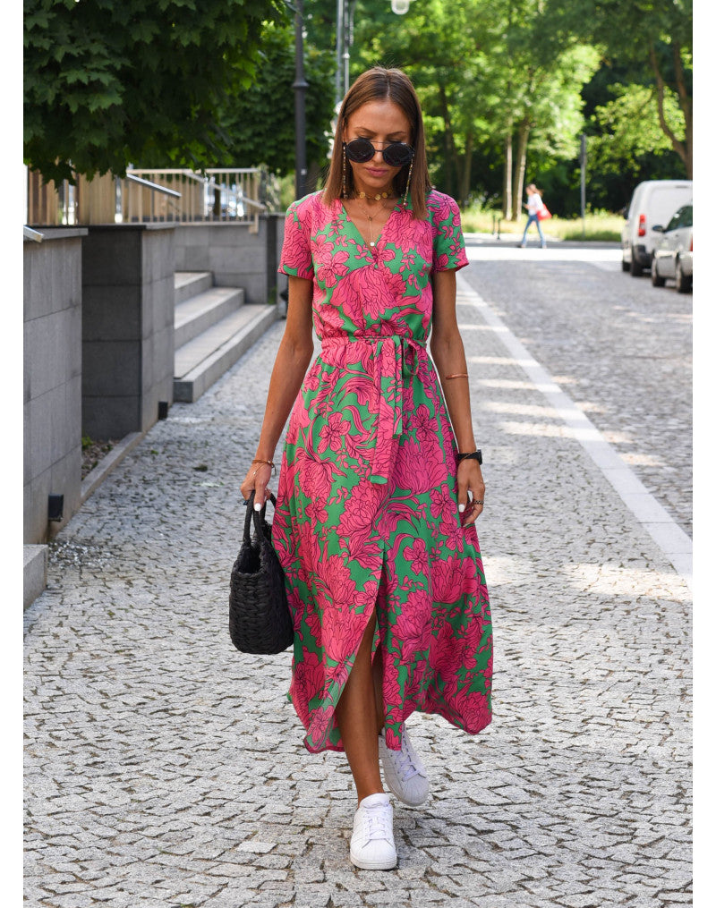 Megan | Elegant Dress with Print