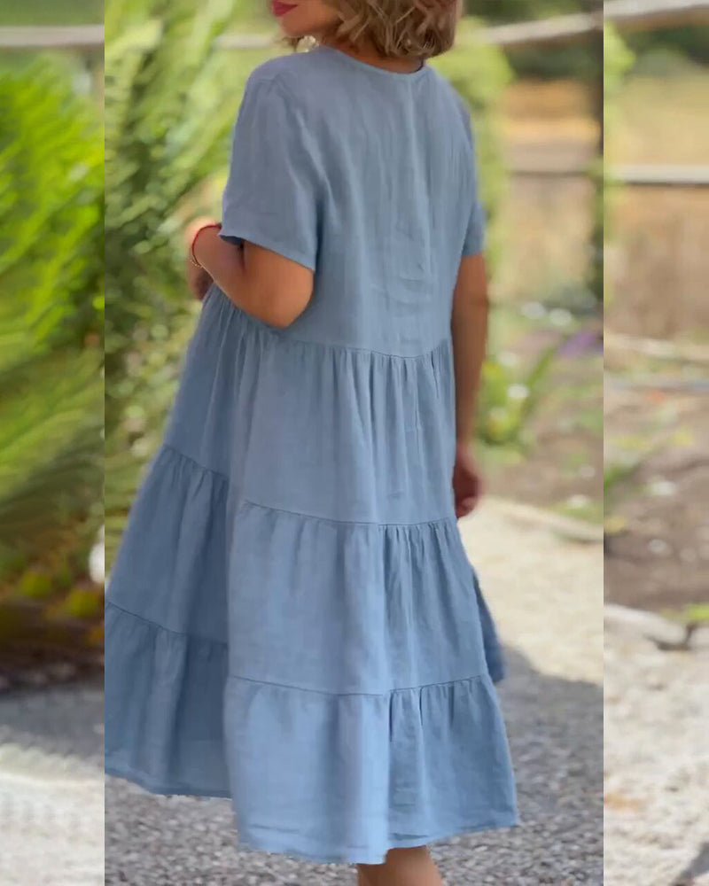 Virella | Cotton and linen dress