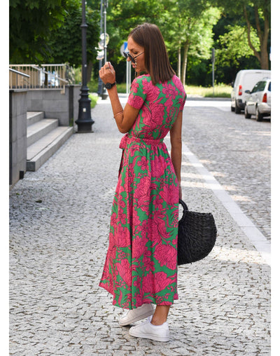 Megan | Elegant Dress with Print