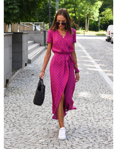 Megan | Elegant Dress with Print