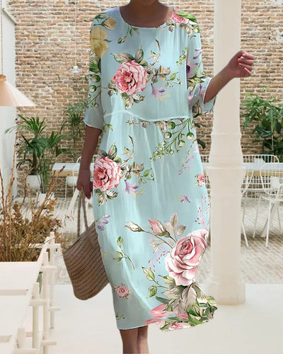 Clara | Elegant Floral Dress