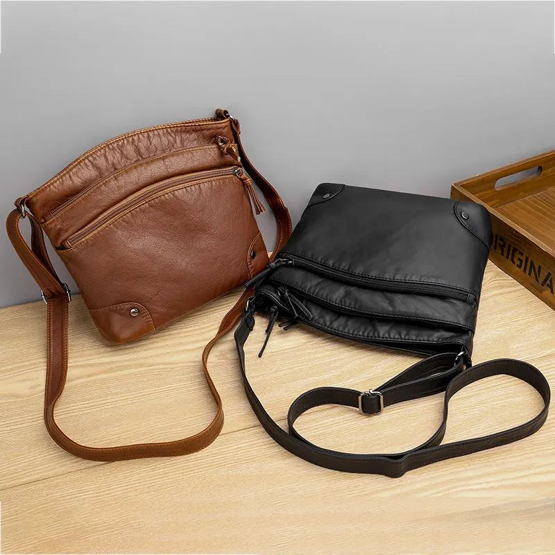 Idelle | Leather Shoulder Bag